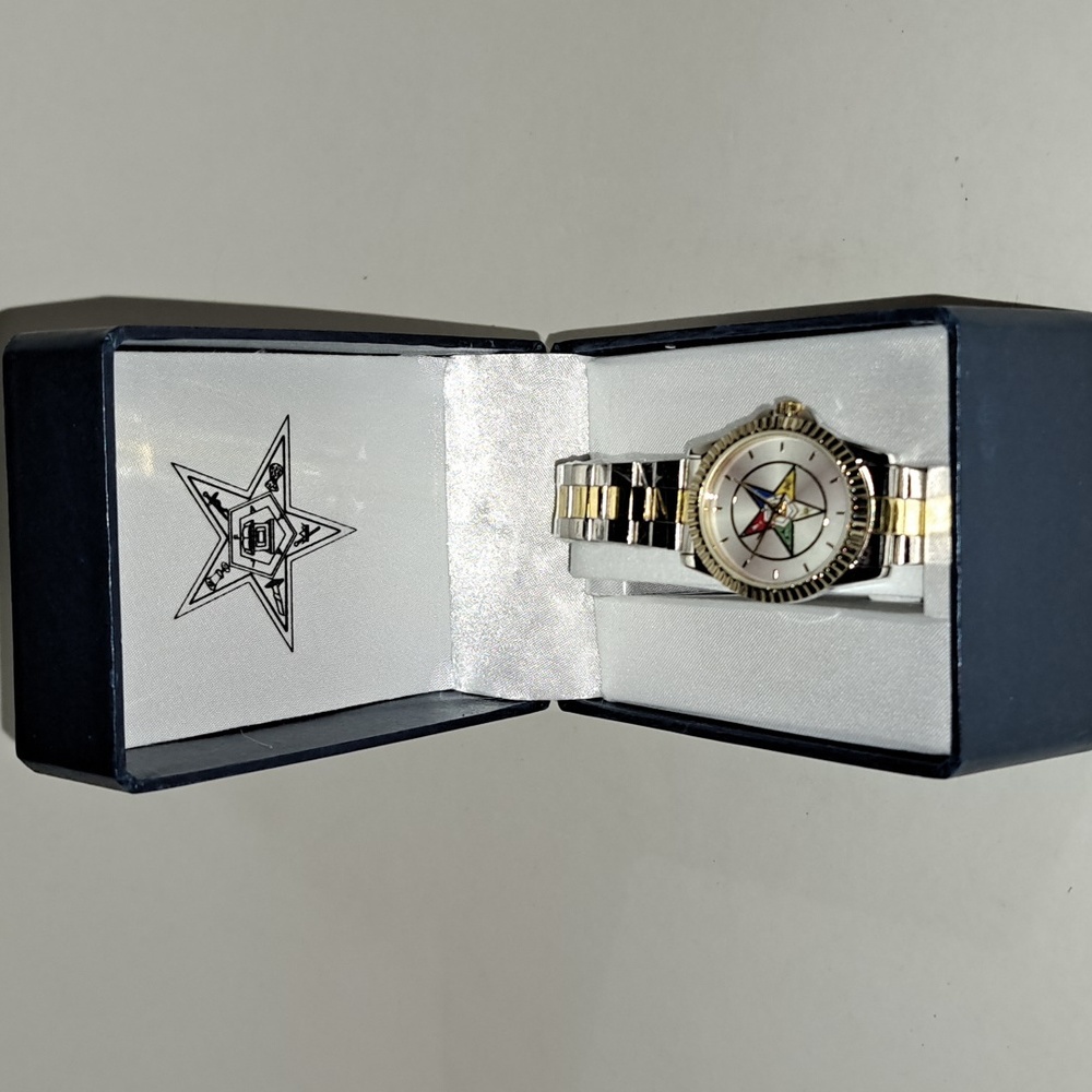 Eastern Star women's watch metal new in box